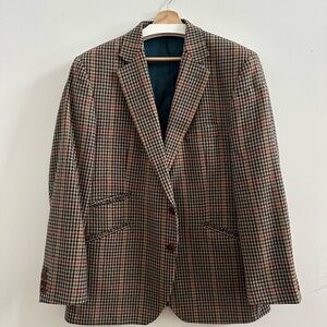 Charles Tyrwhitt Multi-Color Houndstooth Blazer - Classic Tailored Jacket